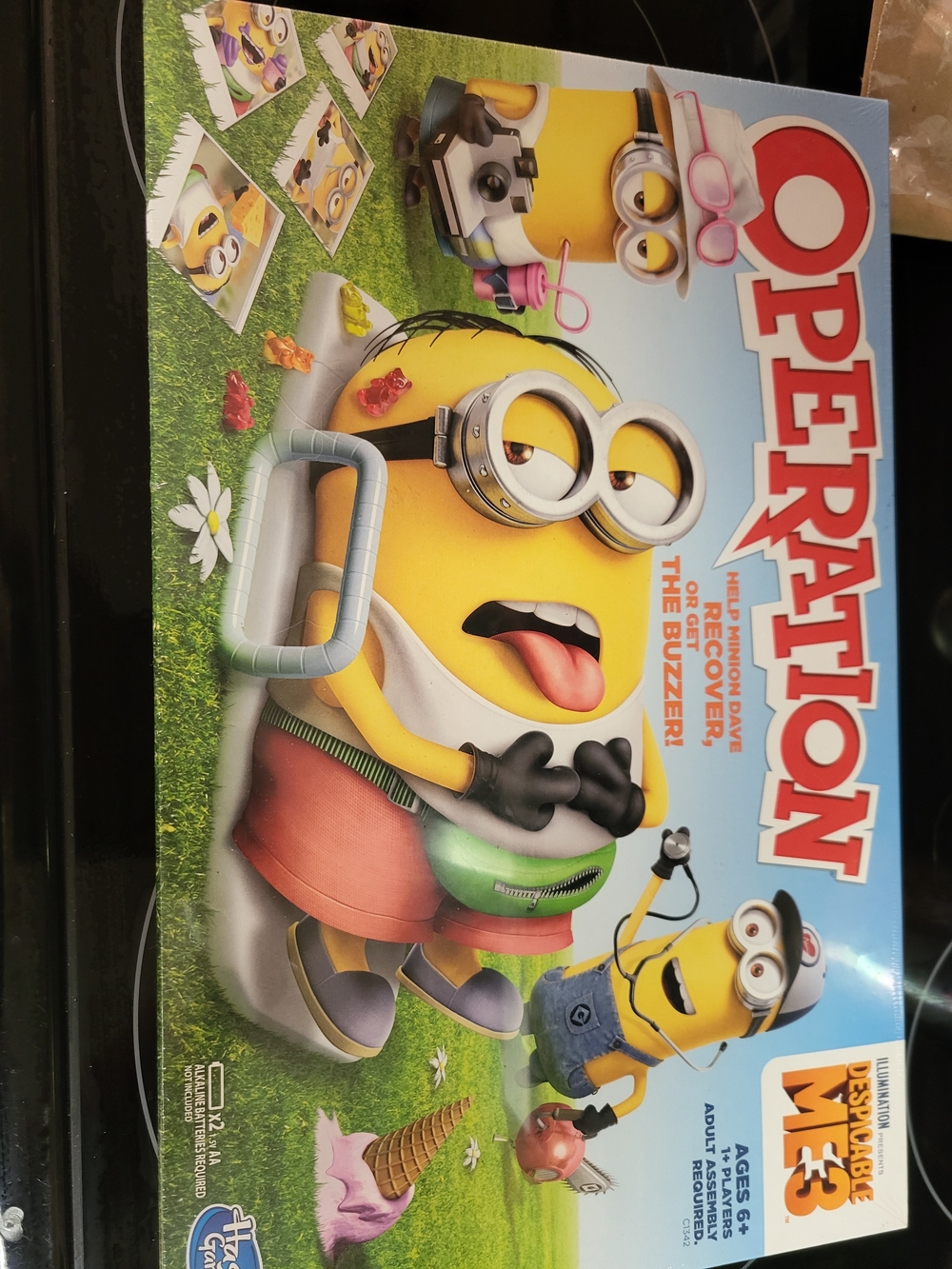Operation Despicable Me 3 New Sealed Illumination Hasbro Milton Bradley